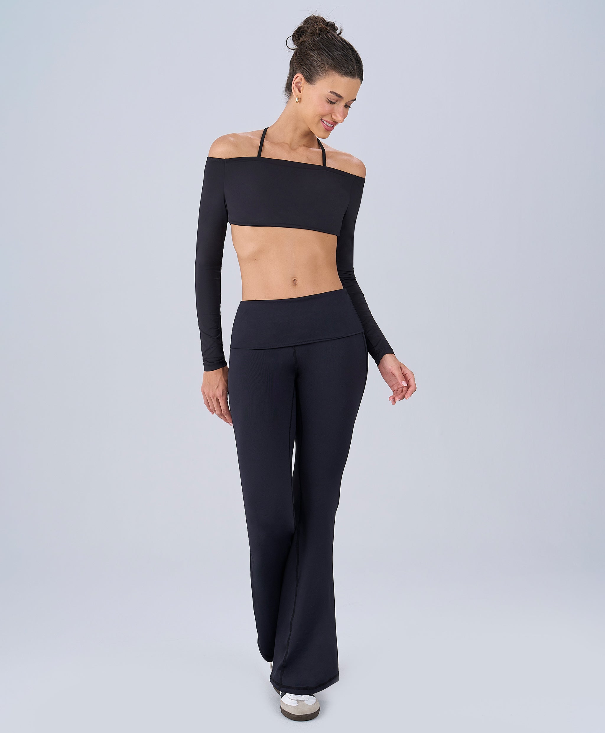 Legging Com Cós Dobrado