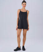 Vestido preto com elástico assinado Alto Giro — coleção Joy, collab de Sabrina Sato com a Alto Giro